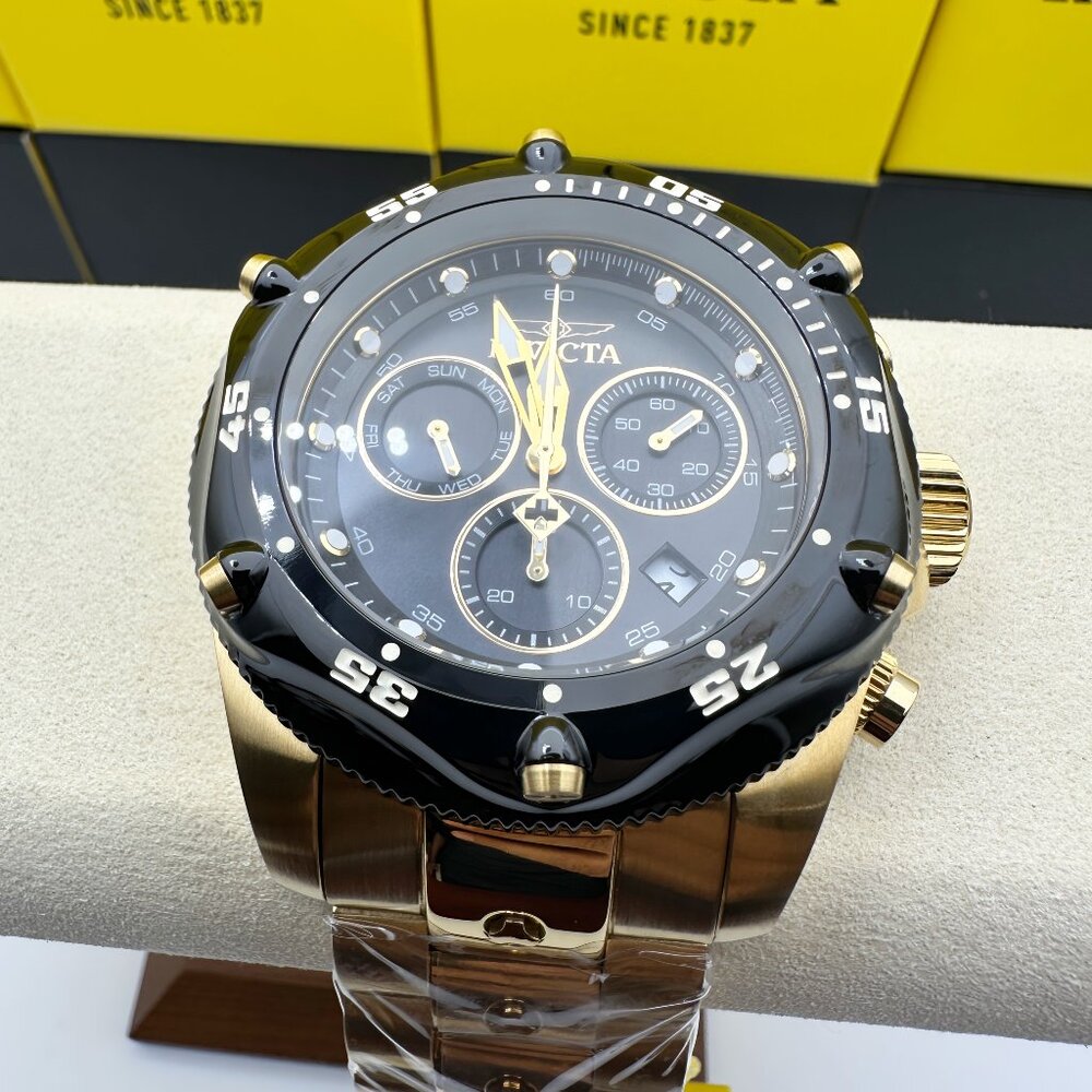 NEW Invicta Pro Diver 51MM Black Dial Swiss Quartz Bracelet Watch - Picture 5 of 7